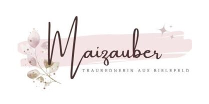 Freie Traurednerina aus Bielefeld, Logo Maizauber Freie Trauung
